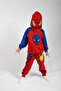 Boy's Red Hooded Zippered 2-Piece Set (Children's) - 5