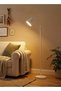 16-Color Dimmable Floor Lamp, 30W Nordic Style, White Standing Lamp with Adjustable Hanging Shade - 6