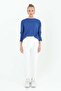 Women's Carrot Form Fabric Trousers - 18118Pnt - Ecru - 2