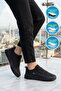 Black Lace-Up Unisex Sneaker - 3