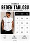 Zero Sleeve Oversize Draped 20/1 Supreme Fabric Printed Unprinted White T-Shirt - 2