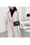 Women's Crocodile Pattern Shoulder Bag, Ladies PU Leather Crossbody Bag Sling Bag Side Bag Small Square Bag - 2