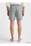 Two Mt Shop Quality Short Length Striped Men's Swim Shorts - 3