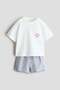 2-pack T-shirt and shorts set