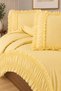 Double Ruffled Duvet Cover Set |   Büzgülü Design |   Cotton |   200X220 cm - 2