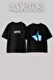 Billie Eilish_110 Design Printed Unisex Oversize Black Tshirt