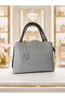 3-Piece Women's Bag Set Gray Glitter Fabric Detailed Hand and Shoulder Bag Portfolio Bag Boxed Gift Set - 4