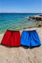 2 Pieces of Boys' Swim Shorts for Ages 5-15, Quick Dry Beach and Pool Shorts Set