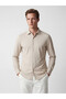 Nevavm Slim Fit Men's Oxford Shirt with Difference