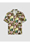 Xside Mixed Relax Fit Patterned Viscose Men's Shirt - 5