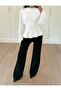 Women's Waist-Slit Flounce Long Sleeve Blouse 223 - 5