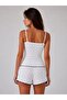 Women's Soft Textured Shorts Pajama Set - 3