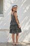 Black Girl's Fedora Hat and Zebra Patterned Strappy Summer Dress 24629 - 6