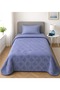 Trendy Embossed Single Blanket (155X220)-Art Deco Sky Blue