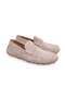Mink Color Laceless Genuine Leather Men's Shoes