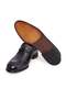 Black Color Laceless Genuine Leather Men's Shoes - 3
