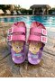 Summer Non-Slip Sole Two Buckle Girls' Slippers - 7