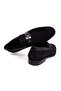 Black Color Laceless Genuine Leather Suede Leather Sole Men's Shoes - 2