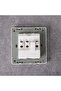 Milano 13A Universal Socket For Modern Home Electrical Switches Sockets Outlets For Home Appliances Computers Aura Wh - 2