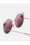 Girls Pink Round Sunglasses - 2