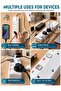 QLIGHT Power Extension Cable with Individual Switches, Surge Protection & Heavy Duty Copper Cable - 3