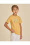 Boys Beige Printed Shirt and T-Shirt 2 Piece Set - 2
