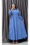 Shirt Collar Long Dress - 4