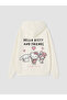 Glittery Hello Kitty Printed Girls' Sweatshirt - 5