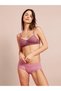Pack of 2 - Padded Non Wired Rib T-Shirt Bra with Lace Detail - 2