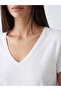 Lcw everydayv collar 100% cotton women's t-shirt - 3
