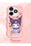 Tecno Spark 20C Compatible Case Camera Protector Pink Silicone Couple Phone Case Cartoon Pattern - 2