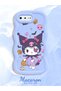 iPhone 8 Plus Compatible Case Camera Protector Blue Silicone Couple Phone Case Cartoon Pattern - 2