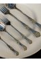 60 Piece 12 Person 18/10 Stainless Steel Gold Detail Cutlery Set (Packaged in a Bag) - 2