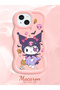 iPhone 14 Compatible Case Camera Protector Pink Silicone Couple Phone Case Cartoon Pattern - 2