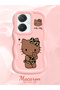 Vivo Y27 Compatible Case Camera Protector Pink Silicone Couple Phone Case Kitty Pattern - 2