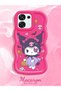 Oppo A6 Pro Compatible Case Camera Protector Red Silicone Couple Phone Case Cartoon Pattern - 2