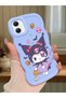 Samsung Galaxy A05 Compatible Case Camera Protector Blue Silicone Couple Phone Case Cartoon Pattern