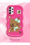 Samsung Galaxy A33 5g Compatible Case Camera Protector Red Silicone Couple Phone Case Kitty Pattern - 2