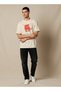 Men Regular Fit Crew Neck Short Sleeve Graphic Print T-shirt - 2