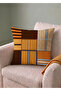 Orange Bohemian Horse Animal Figured 4-Piece Digital Printed Throw Pillow Cover Set 4Kmbs339 - 7