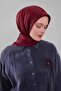وشاح جانجان أحمر كلاريت - 4