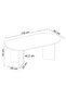 Sable Modern Oval Wooden Center Table – Minimalist | Premium Wood Material |119 x 60x 42 CM - Walnut - 5