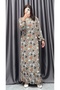 Floral Chiffon Dress - 3