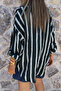 Emerald Standard Size Striped Oversize Shirt - 4