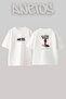 Kanye West_22 Design Printed Unisex Oversize Fit White Tshirt