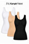 Women's Strappy Athlete Seamless Corset – Body-Hugging, Flexible and Comfortable Everyday Undergarment - Ten 1180
