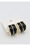 Black Moon Gold Earrings