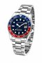 Red Blue Detailed Calendar Men's Wristwatch - 3