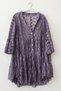 Dark Gray Judge Collar Flounce Cuff Skirt with Ruffles and Lace Casual Woven Beach Dress 105 60 - 2
