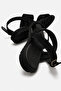 Buckle-Strap Double-Strapped Women's Sandals Black - 3
